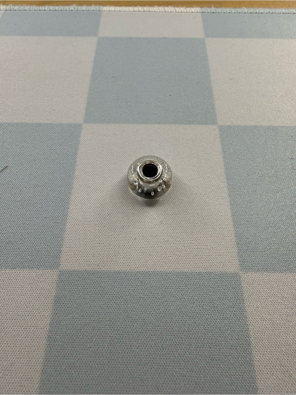 Authentic Pandora Clear Effervescence Murano Glass Charm
